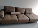 顾家家居（KUKA）门店同款靠包羽毛填充沙发1213【拿铁咖】3人位自由躺左2.92米 实拍图