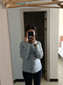 雪中飞秋冬新款内搭轻薄羽绒外穿时尚简约舒适服帖羽绒内恤女 静谧灰|8210 S 160/84A 实拍图