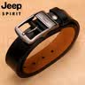 JEEP SPIRIT吉普皮带男士腰带牛皮时尚商务休闲针扣裤带简约百搭中青年礼盒装 实拍图