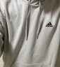adidas休闲加厚毛圈连帽卫衣套头衫男女秋冬阿迪达斯官方轻运动   金属灰   XL 实拍图