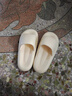 红豆静音拖鞋女士夏季外穿2026新款室内家居浴室防滑eva凉拖男踩屎感 米白 38-39 适合37-38（内长240mm） 实拍图