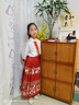 乐卡利 马面裙女童2024新款春秋套装全套明制汉服中国风春秋女孩儿童 【红色】 四季 套装+项链+簪子 140cm 实拍图