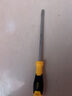 得力（deli）穿心螺丝刀可敲击加粗多功能平口改锥超长杆一字/十字梅花起子 8*200mm 一字穿心螺丝刀 实拍图