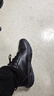 斯凯奇（Skechers）男士运动皮鞋软底足弓支撑运动鞋系带绅士商务鞋 BLK黑色 42 实拍图