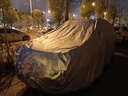 长安CS75车衣全车罩cs75plus专用2022款2021款加厚防雪防霜防雨水防晒遮阳隔热雨衣 加厚遮阳伞盖车布蓬棚布汽车套牛津布车衣新款老款 专用防水罩车布罩盖车的布雨布帆布车布篷防冰雹 实拍图