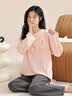 雪茜曼睡衣女棉质带胸垫甜美可爱长袖两件套可外穿家居服女送妈妈礼物 实拍图