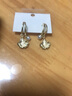 华琉衣银杏叶耳扣耳环女短款设计感网红百搭耳饰新款耳坠 银杏叶耳钉女短款 实拍图