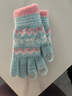 迪士尼（Disney）冰雪奇缘儿童手套冬天女童女孩分指冬季加绒保暖五指女冬 实拍图
