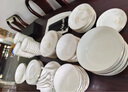 红牡丹 陶瓷金边米饭碗轻奢面碗汤碗家用景德镇餐具中式碗组合乔迁碗碟 一季花开描金8英寸圆形平盘4个 实拍图
