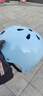 小状元 儿童轮滑头盔护具全套装备滑板平衡车运动骑行防摔护生日礼物 小恐龙蓝【头盔护具7件套】 大小可调（适合2-14岁） 实拍图