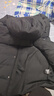 京东京造【聚热羽绒plus+】男士羽绒服外套冬季防钻绒中长款黑色S 实拍图