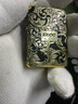ZIPPO打火机之宝煤油防风 盔甲黑金唐草 男生生日实用礼物送男友送老公 盔甲黑金唐草(礼盒装） 实拍图