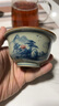 泥土故事景德镇老陶泥手工青花山水主人杯陶瓷手绘功夫茶具茶杯单杯品茗杯 千里江山-压手杯 实拍图