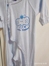 贝瑞加（Babyprints）婴儿连体衣纯棉睡衣男女宝宝长袖爬服A类衣服偏开连身衣 蓝象73 实拍图