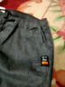 2024年新款春秋松紧腰牛仔裤男士弹力哈伦直筒宽松束脚休闲长裤男 K433灰色【常规款】 5XL 【180-195斤】 实拍图