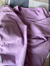 纤丝鸟女士加厚保暖内衣重磅舒绒棉氨保暖套装透气 麻紫色 M160  实拍图
