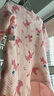 童泰婴儿连体衣秋冬宝宝衣服家居内衣偏开长袖夹棉哈衣爬服 粉色 80cm 实拍图