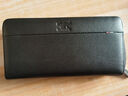 七匹狼（SEPTWOLVES）钱包男长款拉链手拿包头层牛皮大容量多功能钱夹生日礼物送男友 款一黑色长20.5宽10.5厚3cm 实拍图