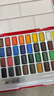 辉柏嘉（Faber-castell）固体水彩36色 固体颜料 水彩颜料 画笔套装 升级版（配自来水笔 吸水海绵条）576036美术写生 实拍图