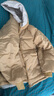 连帽短款棉衣女冬季韩版宽松学院风棉服外套撞色百搭面包服J601 黄色 XL （130-150斤） 实拍图