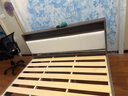 炫元床实木床现代简约轻奢家用双人床主卧简约时尚大床 橡木色实木床+软靠 1.5*2米 实拍图