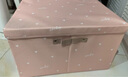 EACHY衣服收纳箱衣物储物箱家用可折叠收纳盒 18L love粉 1个装 实拍图