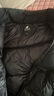 君羽户外羽绒服男加厚800蓬白鹅绒运动经典色保暖鹅绒服F52131 黑色-黑色 L （推荐136-150斤） 实拍图