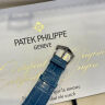 百达翡丽（Patek Philippe）男表复杂功能时计自动机械18k金女表日期星期月相时尚休闲腕表 38mm白金镶钻-白盘4947G-010 实拍图