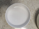 锦秋堂 景德镇陶瓷器 骨瓷餐具 北欧纯白釉下单盘碟  菜盘散件单买 5.5英寸窝盘 实拍图