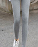 浪莎纯棉打底裤女外穿春秋季薄款修身弹力小脚裤黑色九分秋裤女 实拍图