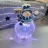 五月家生日女生日旋转雪花雪人梦幻水晶球音乐摆件送女生生日礼物盒 实拍图