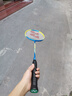 YONEX/尤尼克斯疾光系列 NANOFLARE 8S 速度型 入门全碳素成品羽毛球拍 黄/蓝色 4U(约83g)G5 成品拍 实拍图