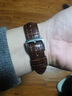 积优（JEAYOU）手表带真皮男士适用天梭力洛克库图浪琴名匠欧米茄蝶飞汉密尔顿美度西铁城天王精工海鸥飞亚达女 实拍图