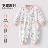 贝肽斯婴儿衣服春秋季长袖连体衣纯棉新生儿哈衣男女宝宝初春装睡衣 实拍图