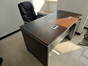 香尔特老板办公桌简约现代总裁桌经理主管大班台老板台1.6米桌椅组合 实拍图