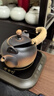 容山堂粗陶茶壶煮茶器茶具套装泡茶壶烧水壶电陶炉围炉煮茶碳炉酒精炉 粗陶提梁壶-祥云钮 780ml 实拍图