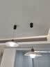 纽思维尔餐厅吊灯日式复古侘寂风原木民宿创意南洋餐厅吧台灯具卧室床头灯 【升降款】B款-原木色-30CM 三色变光 实拍图
