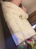COZY EARTH 出口五星酒店羽绒床褥垫子95%白鹅毛绒双层宿舍加厚保暖护垫5CM 白色 1.8米*2.0米 实拍图