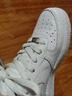 耐克NIKE板鞋女子大童空军一号 AIR FORCE 1运动鞋 DH2920-111白38.5 实拍图