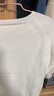 金菊【100%绵羊毛】25早春新款基础打底圆领长袖插肩袖纯羊毛衫女毛衣 实拍图