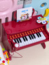 BAOLI宝丽儿童钢琴玩具电子琴麦克风音乐益智玩具3一6岁男女孩新年礼物 立式古典钢琴【红色】礼盒款 实拍图