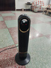 奥克斯取暖器电暖器家用电暖气语音智能取暖电器浴室卧室塔式电暖气暖风机热风机倾倒断电电热扇 黑色遥控器控制【仿真火焰石墨烯遥控款】 实拍图