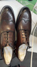 金利来（Goldlion）男鞋正装皮鞋时尚男士布洛克鞋商务舒适牛津鞋58023068140A棕色43 实拍图