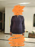 恒源祥100%纯羊毛衫女妈妈装秋冬装旗袍领中老年人女装衣服洋气打底小衫 实拍图