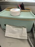 明智一凡轻奢纸巾盒客厅抽纸家用桌面收纳茶几多功能 遥控器收纳盒高级感 纸巾盒【绿色】福利款 实拍图
