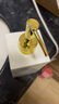 壹枱酒店宾馆洗手液瓶按压瓶浴室分装瓶皂液器大理石纹理可定制logo 水墨白500ml 金色头 实拍图