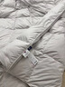 富安娜羽绒被子 90%鸭绒被子冬季 双人冬厚被芯1100g填充230*229cm浅蓝 实拍图