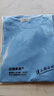 2025年新款夏装纯棉短袖t恤韩系宽松圆领休闲薄款大码上衣体恤衫 浅蓝【纯色】 2XL 【建议125-135斤】 实拍图