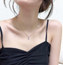 Grace Girl轻奢珠宝鲁伯特之泪项链女小众简约首饰生日情人节礼物送女友老婆 鲁伯特项链（银色） 实拍图