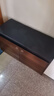 浅梵家用进门口实木换鞋凳鞋柜一体入户玄关可坐式鞋架长条储物穿鞋凳 胡桃色两层80cm-黑色坐垫 实拍图
